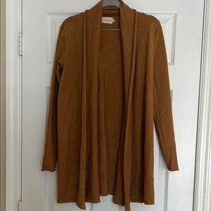 Dreamer’s Women's Brown Long Length Open Front Sweater size S/M